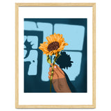 Sunflower Still Life | Flower Hand Painting | Sunny Day Shadow Hope Optimism Positivity Good Vibes thumbnail