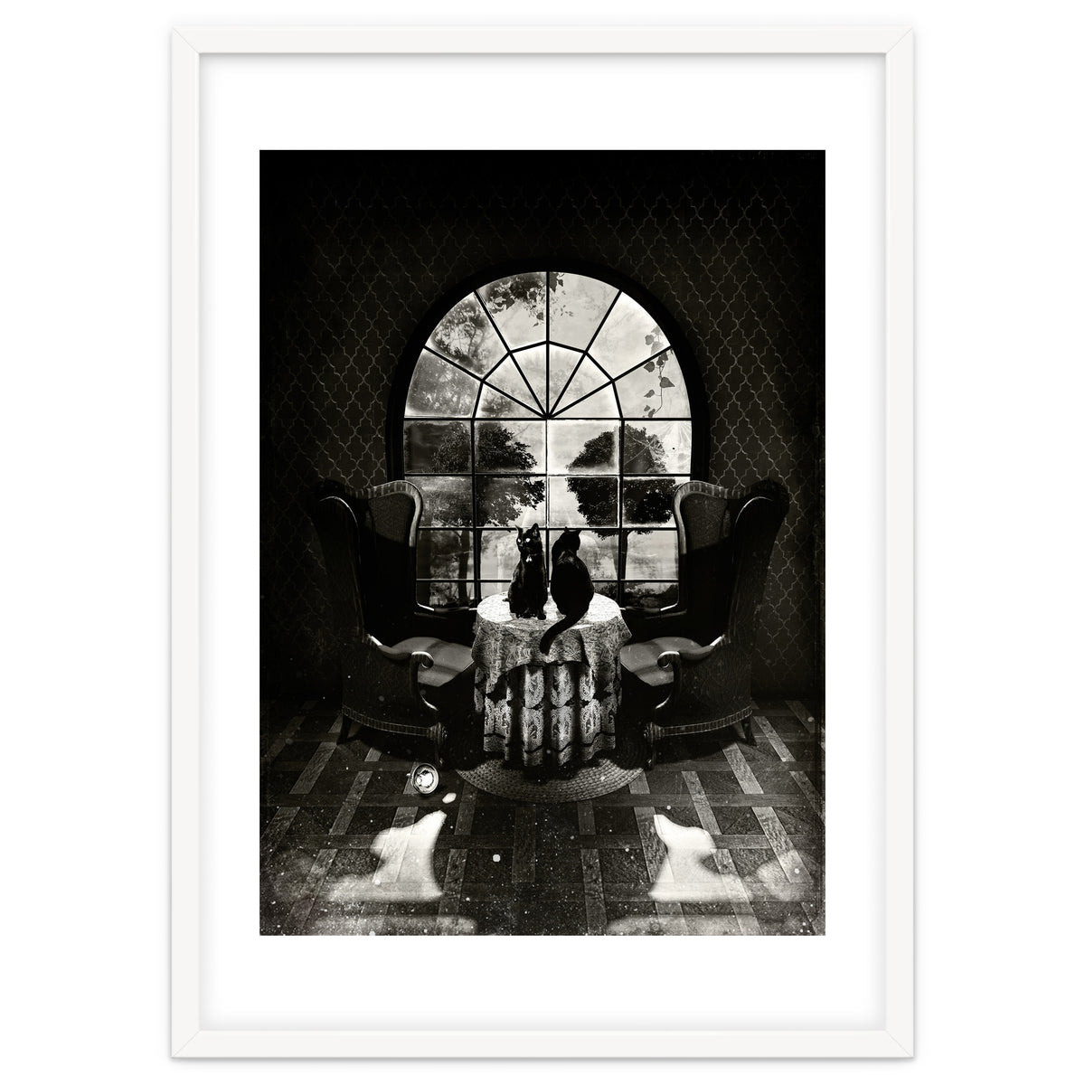Room Skull Bw
