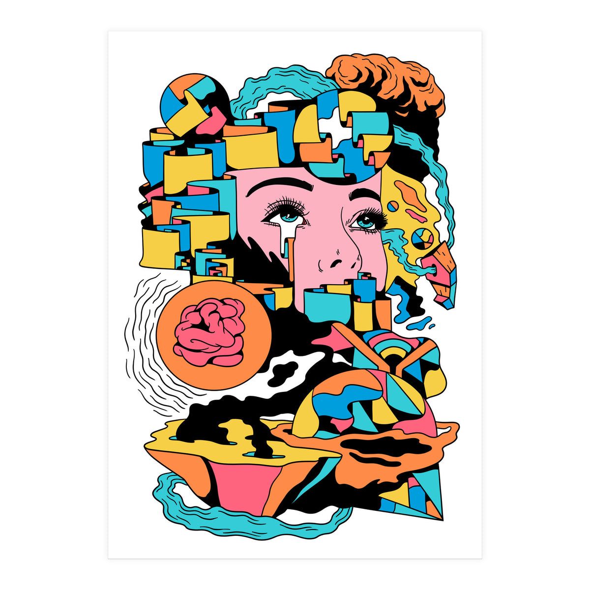 Sad Cliffs (Print Only)