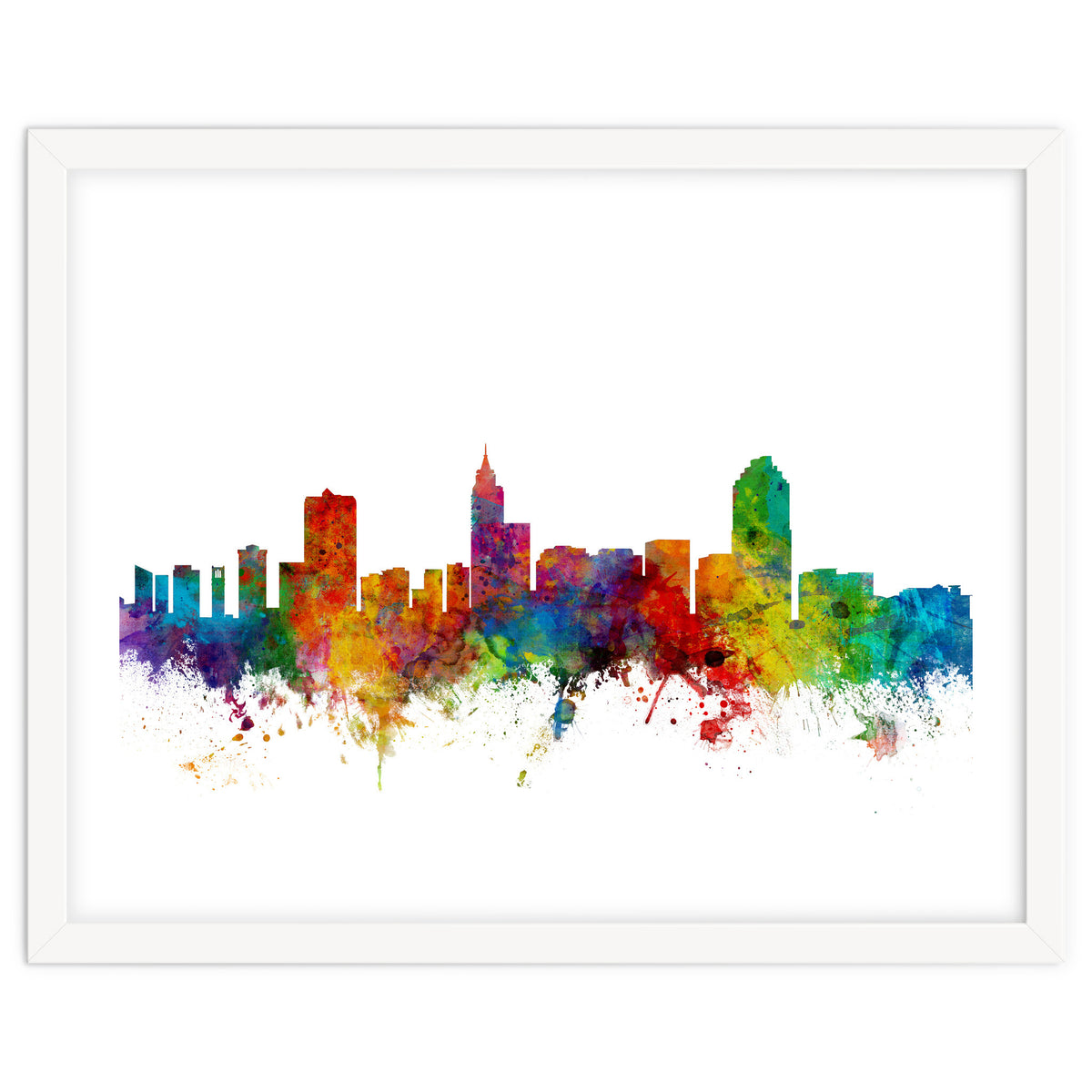 Raleigh North Carolina Skyline