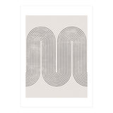 Mid-Century Modern No.28 - Woodblock Print (Print Only) thumbnail