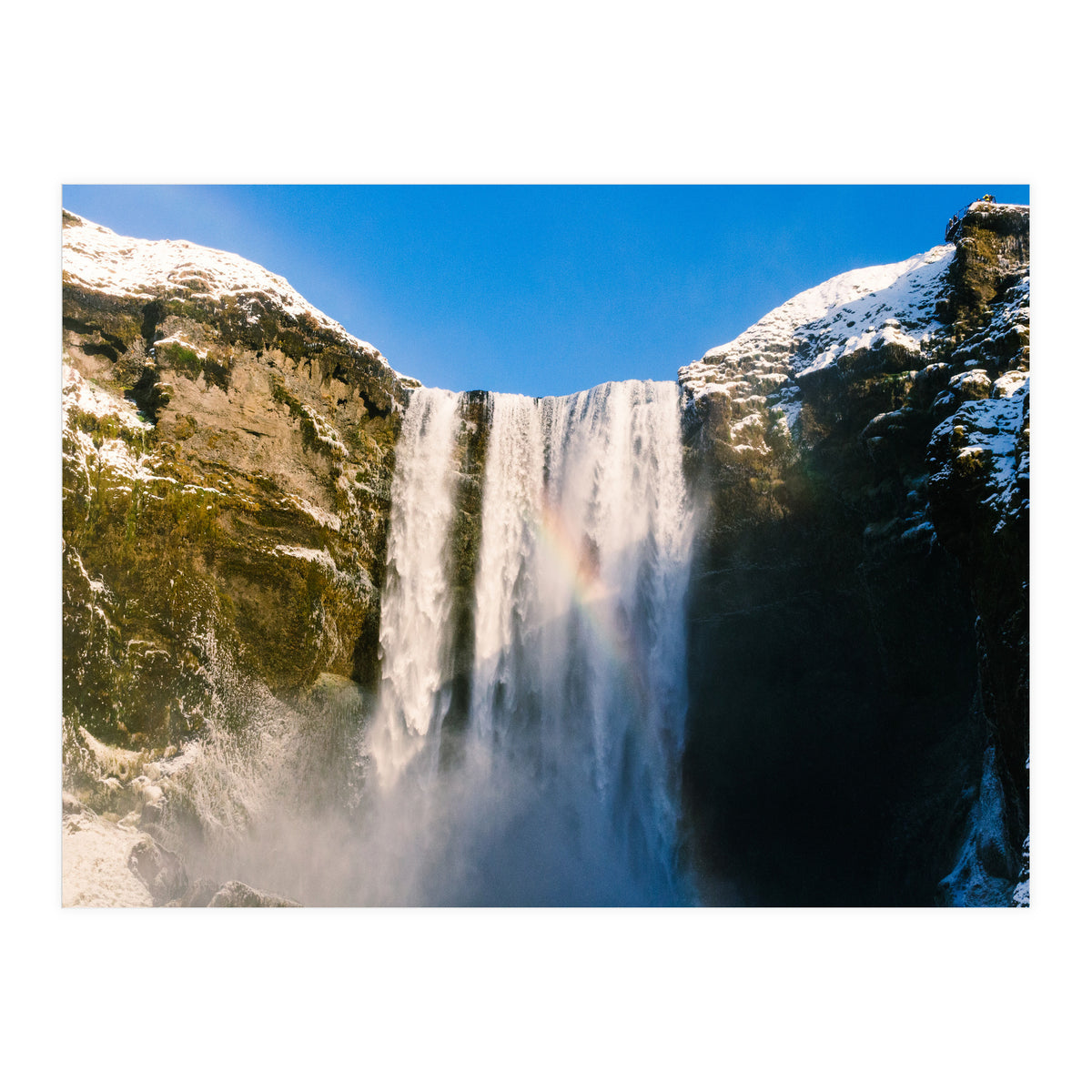 Skogafoss Waterfall Iceland 4 (Print Only)