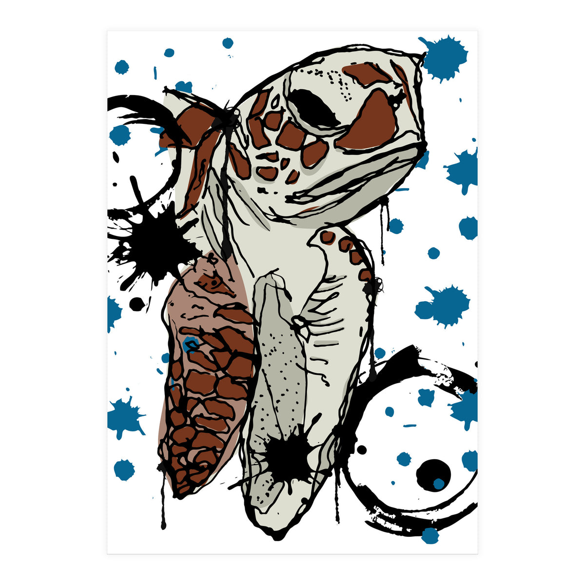 Sea Turtle Sketch (Print Only)