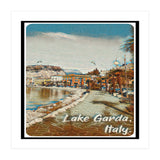Birds And People On Lake Garda (Print Only) thumbnail