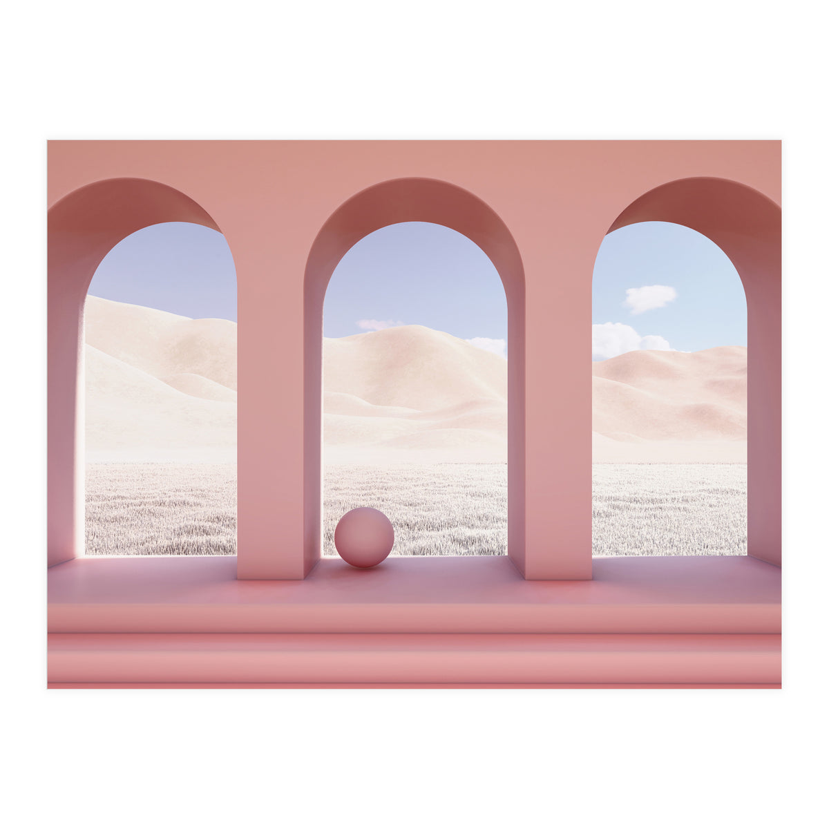 BALL IN ARC (Print Only)