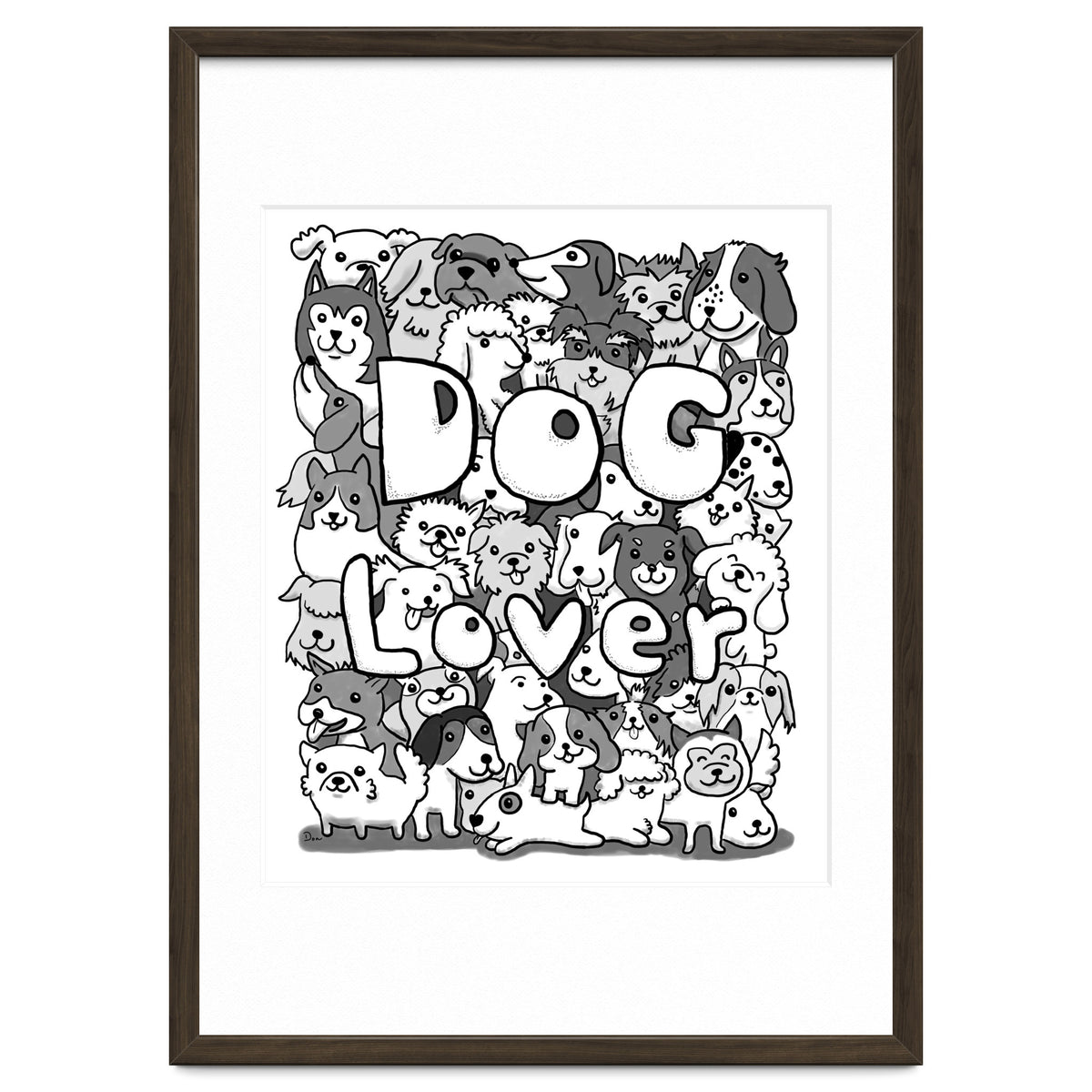 Doodle 72:  Dog Lover