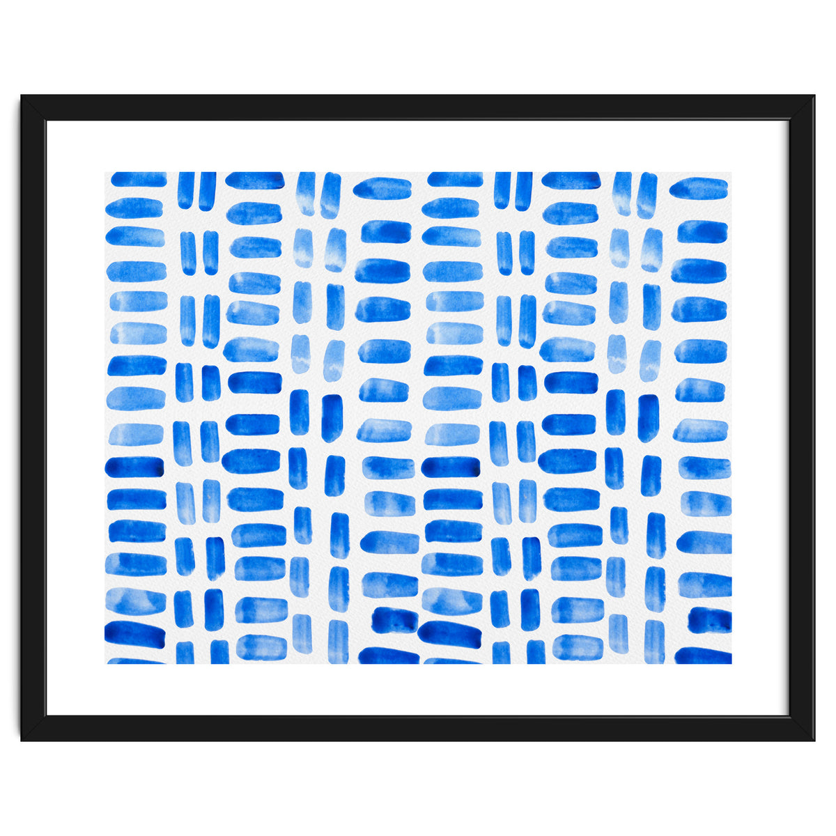 Blue abstract rectangles