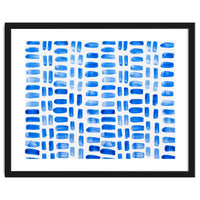 Blue abstract rectangles