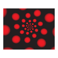 Red Spiral Dots (Print Only)