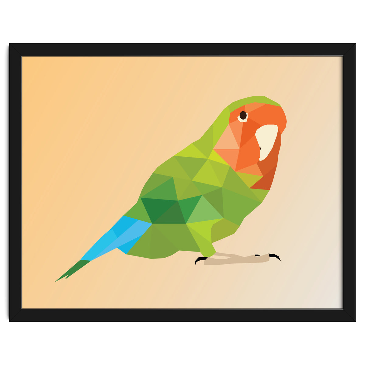 Parrot Low Poly Art