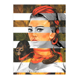 Frida Kahlo's Self Portrait with Monkey & Sophia Loren (Print Only) thumbnail