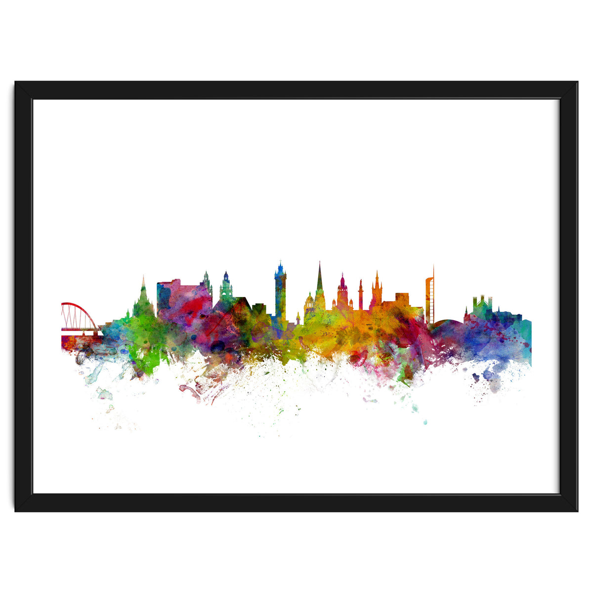 Glasgow Scotland Skyline