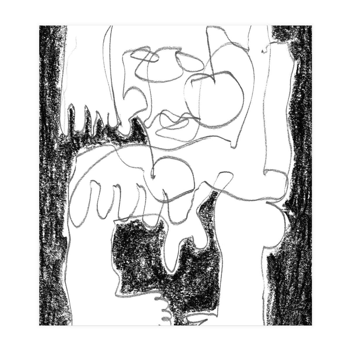 Static Noise - b&w (Print Only)