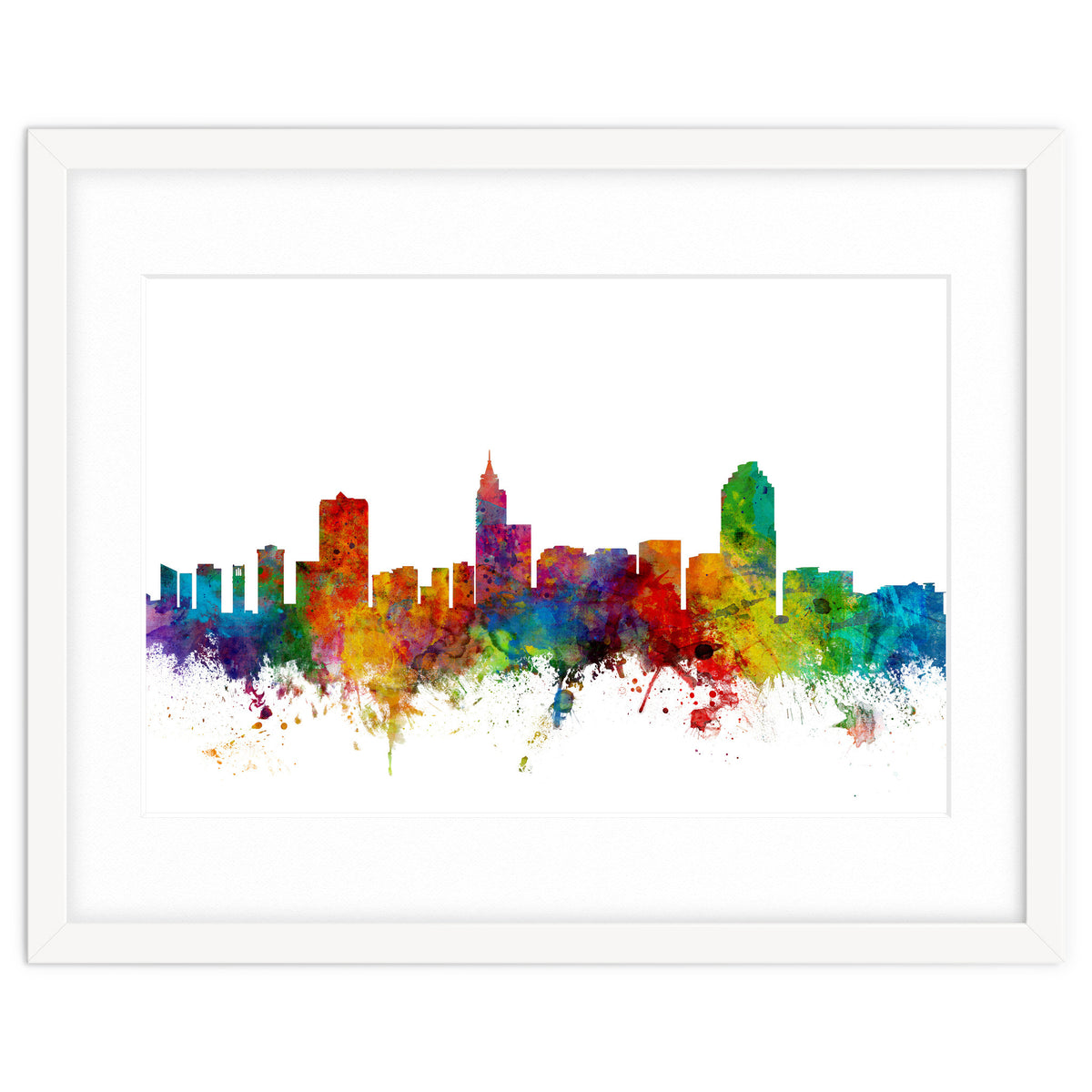 Raleigh North Carolina Skyline