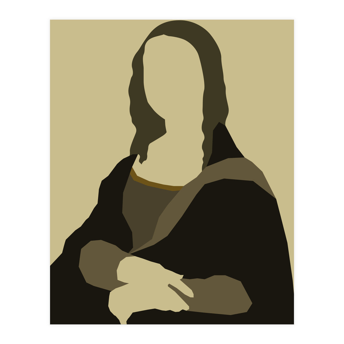 Monalisa Minimalist (Print Only)
