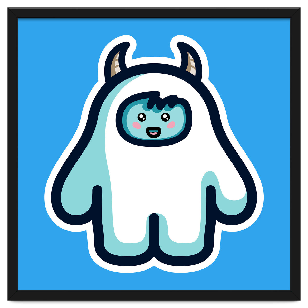Kawaii Cute Abominable Snowman Yeti