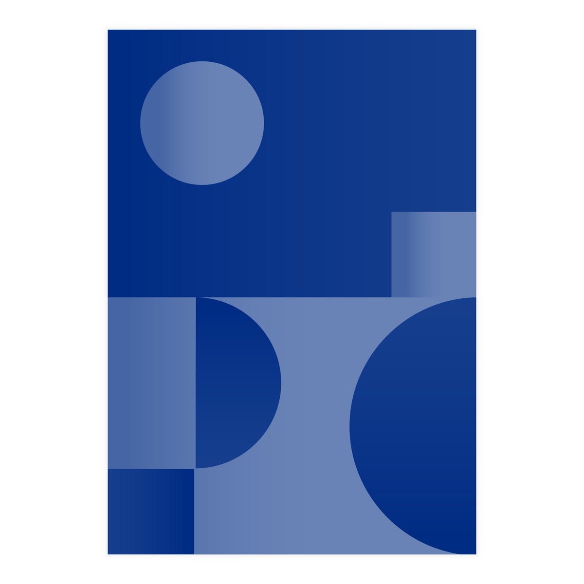 Midnight sea dreams | abstract modern (Print Only)