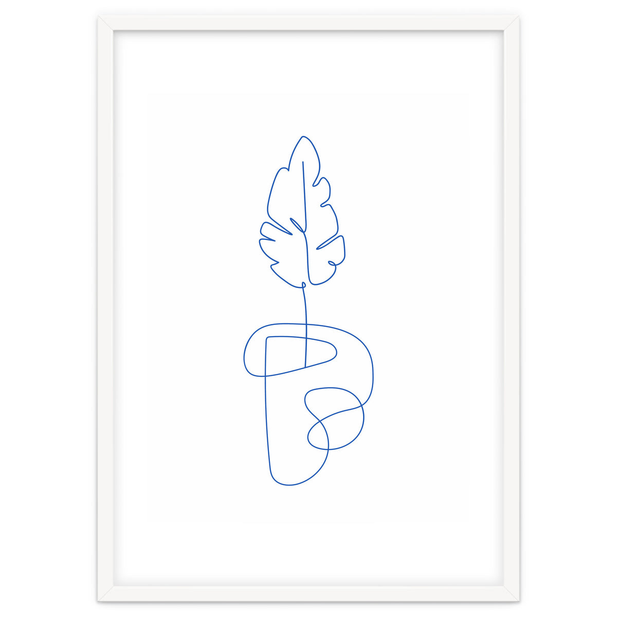 One Line Art Botanical
