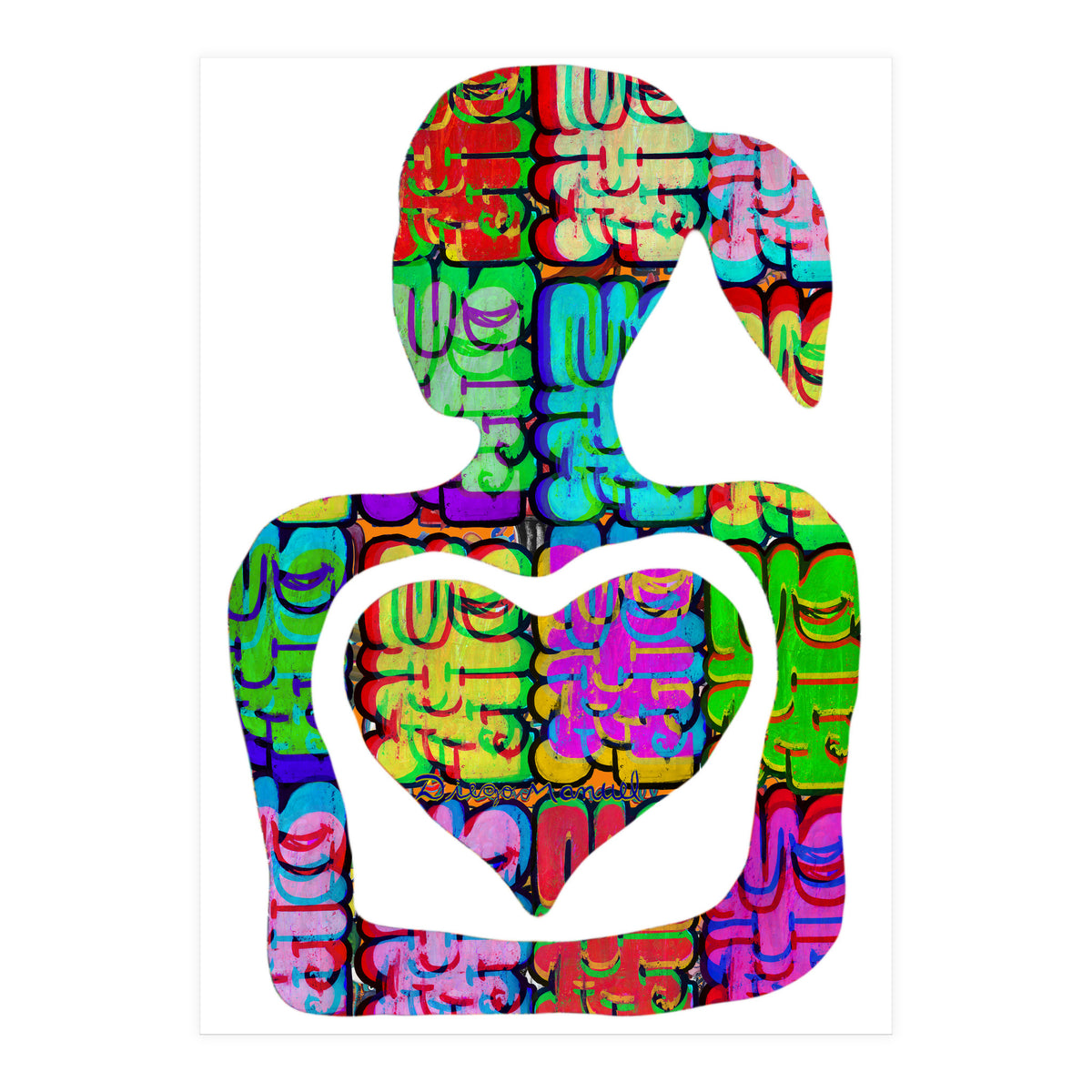 Mujer Digital 3 2  (Print Only)