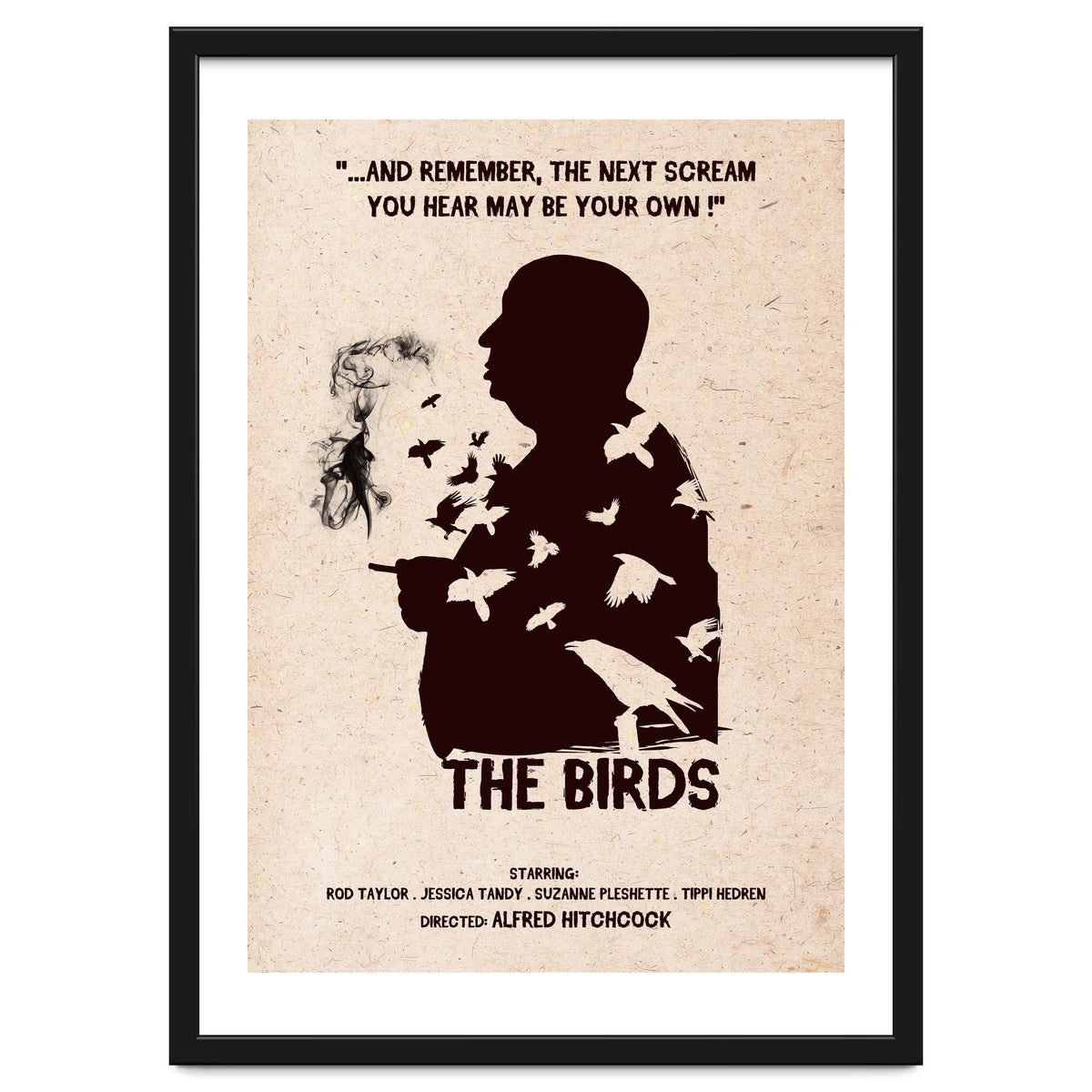 Hitchcock The Birds movie poster