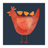 Hen and Chicks Dark (Print Only) thumbnail