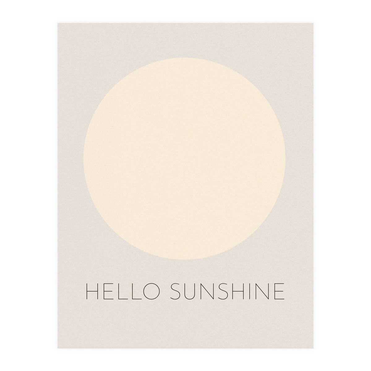 Hello Sunshine (Print Only)