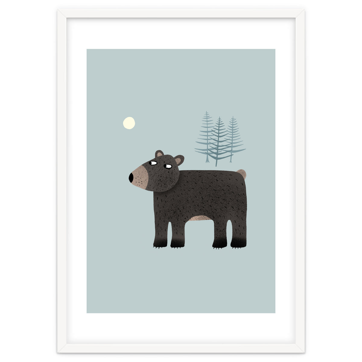 The Bear, the Trees and the Moon