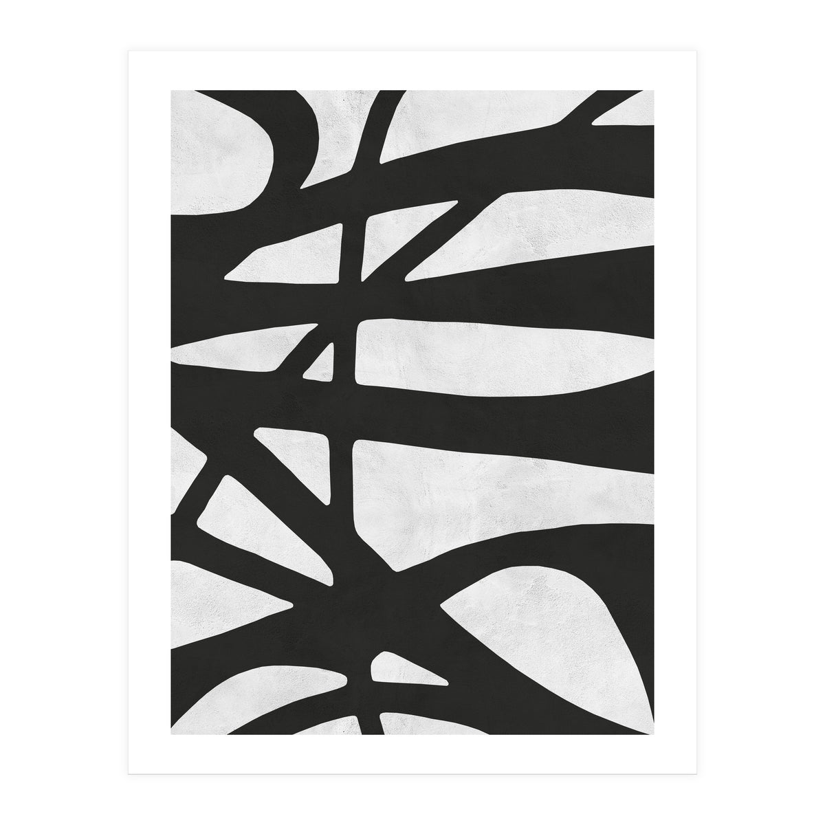 Expressionist black and white IV (Print Only)