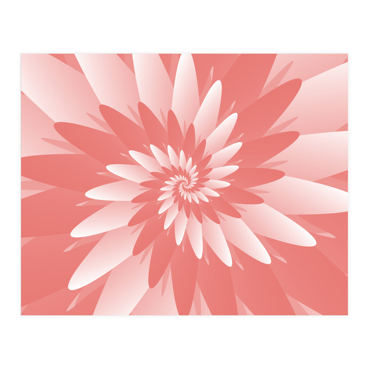 Flower Pattern Spiral  (Print Only)