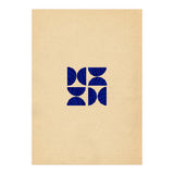 Ultramarine abstract shapes (Print Only) thumbnail