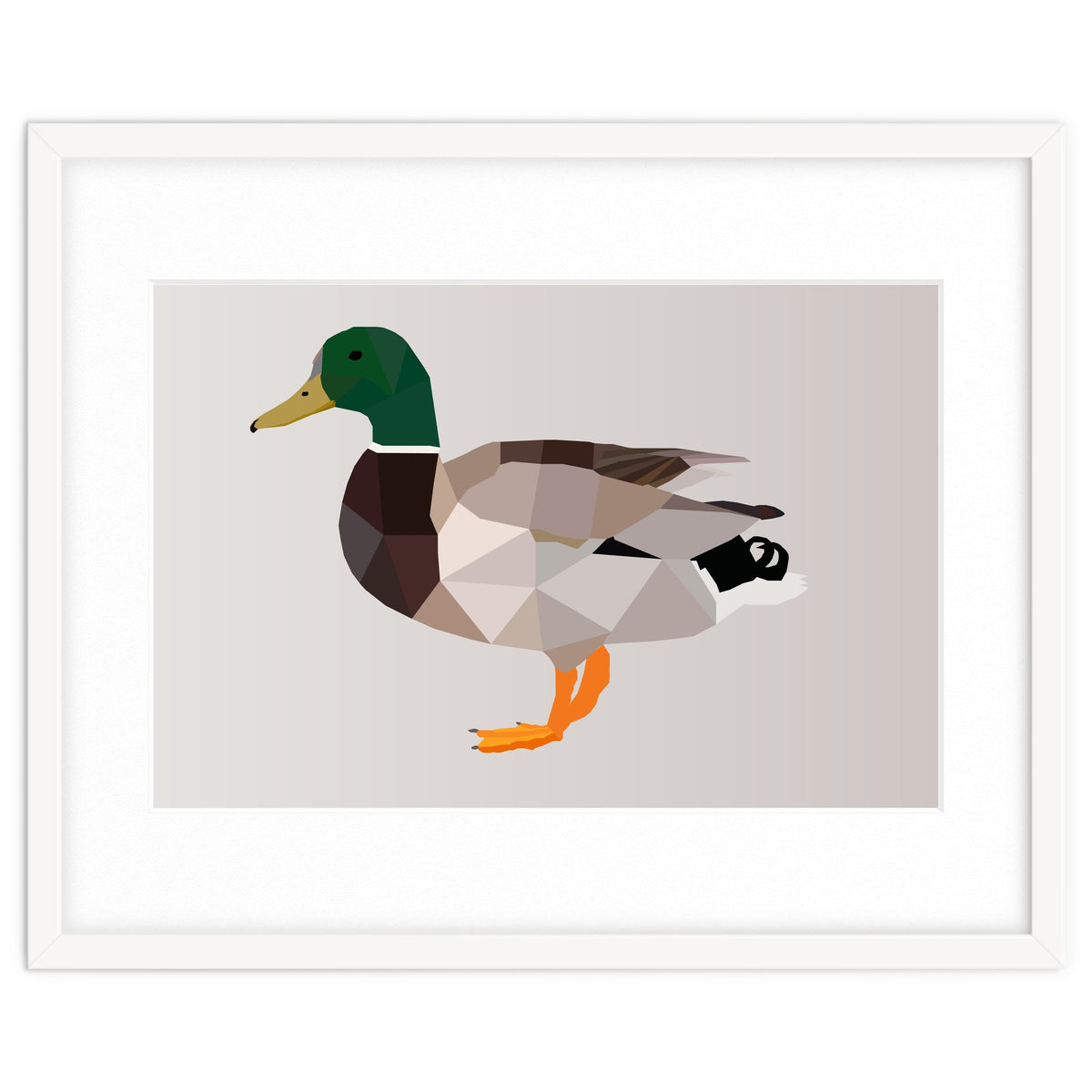 Duck Low Poly Art