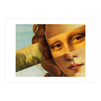 Botticellis Venus And Mona Lisa (Print Only)