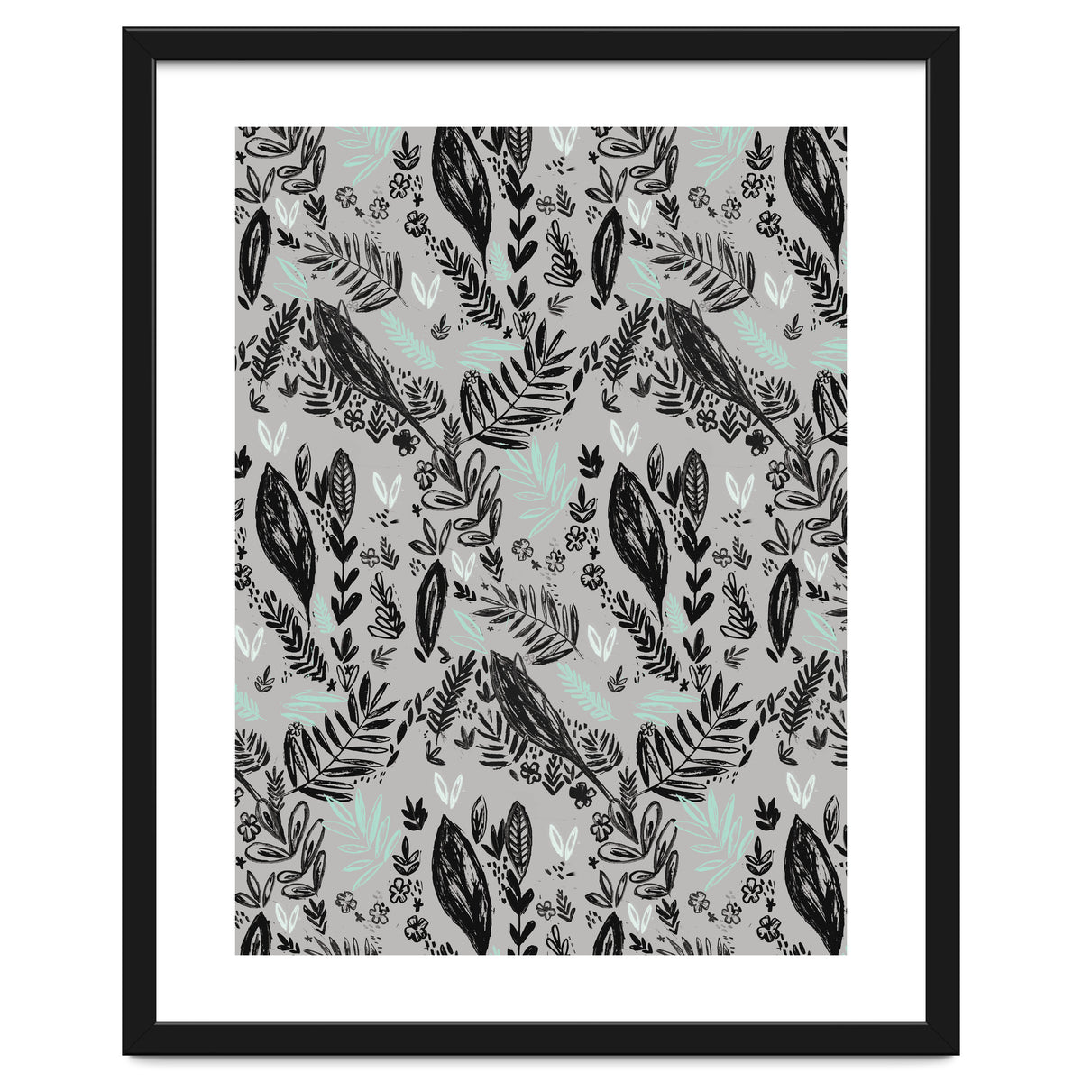 Inky Jungle Pattern