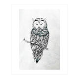 Poetic Snow Owl (Print Only) thumbnail