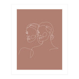Double woman line-b (Print Only) thumbnail