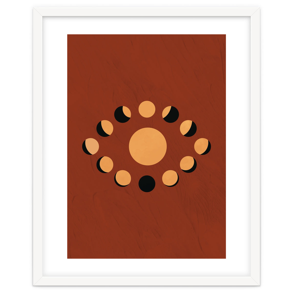 Lunar Eclipse Moon Illustration