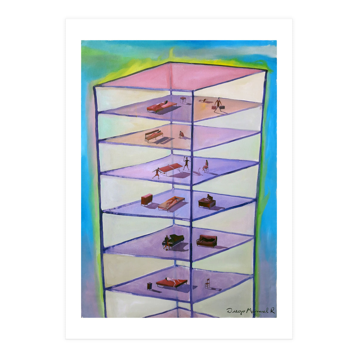 Edificio transparente 2 (Print Only)