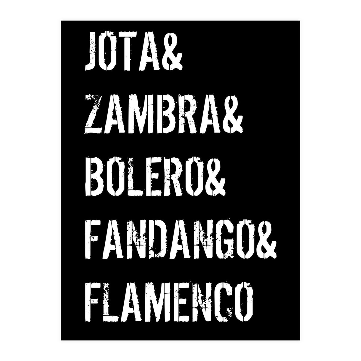 It`s A Spaniard Rythm ! (Print Only)