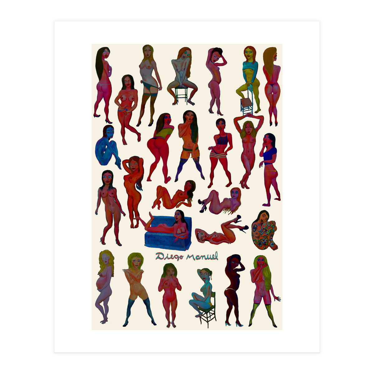 Chicas 3d 20 (Print Only)