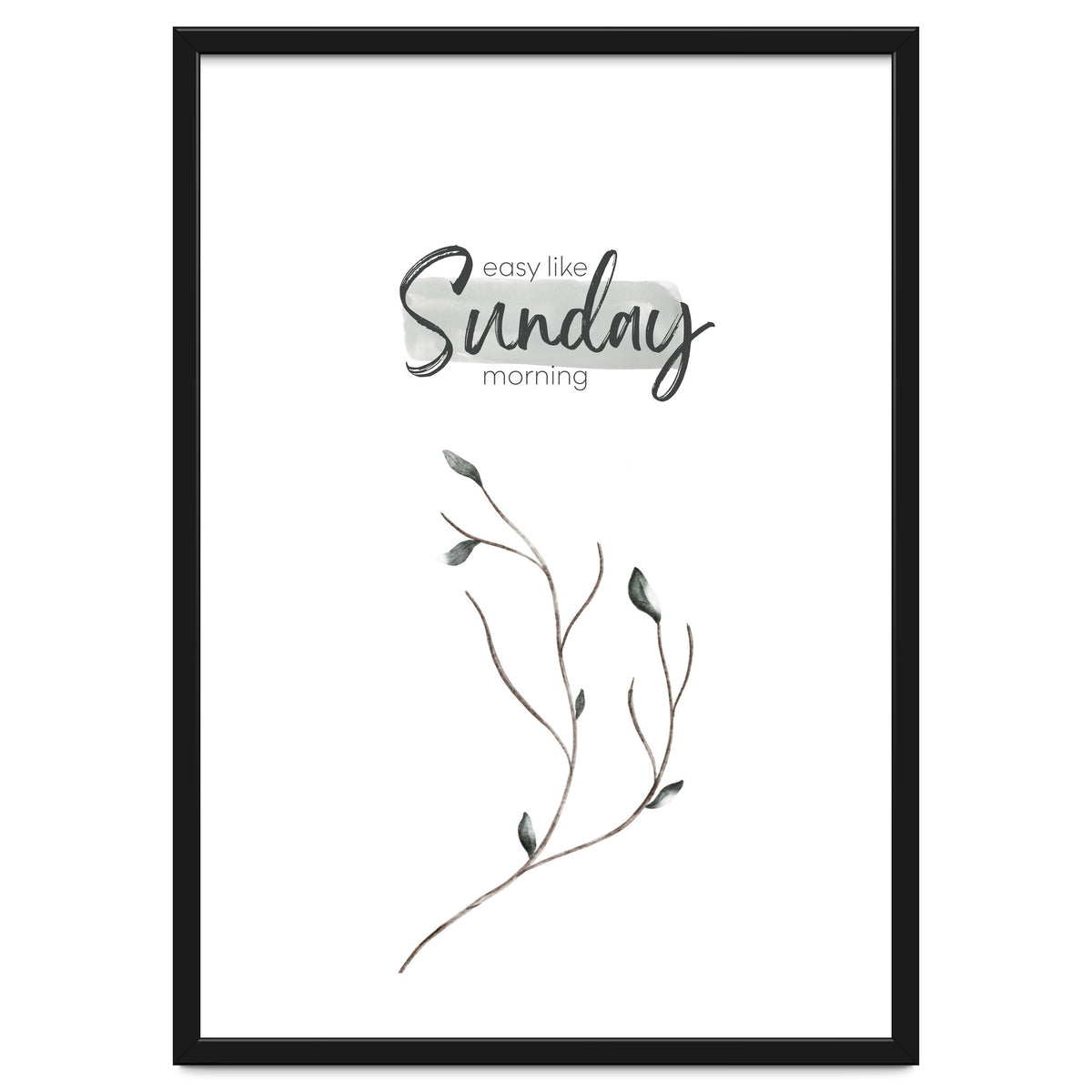 Easy like Sunday morning