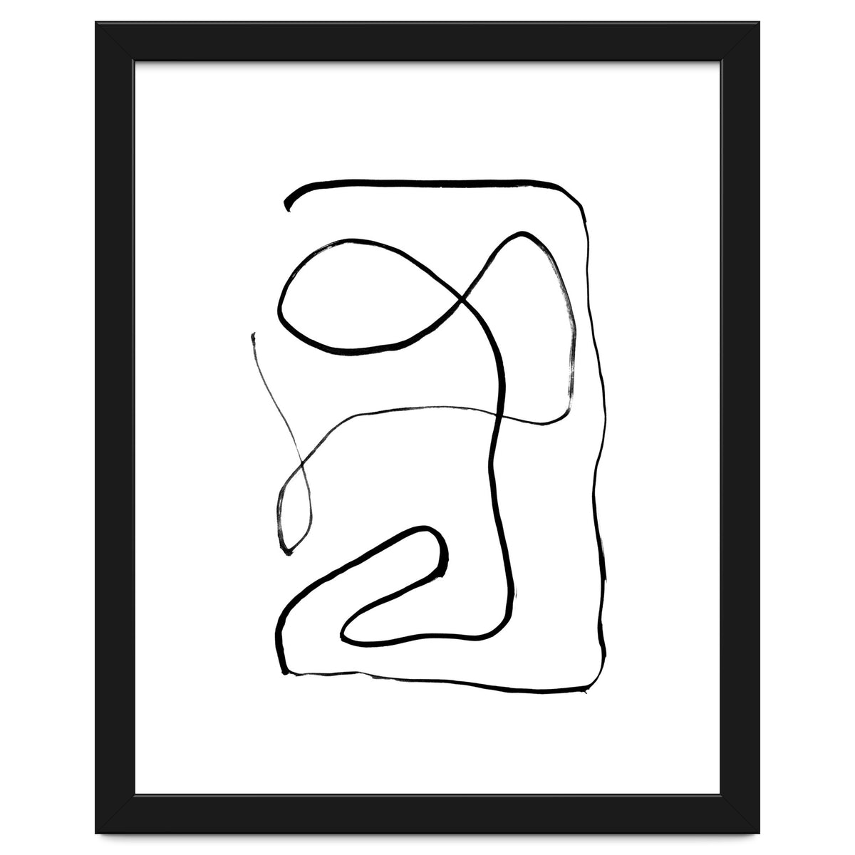 Mid-Century Line Art Print #2