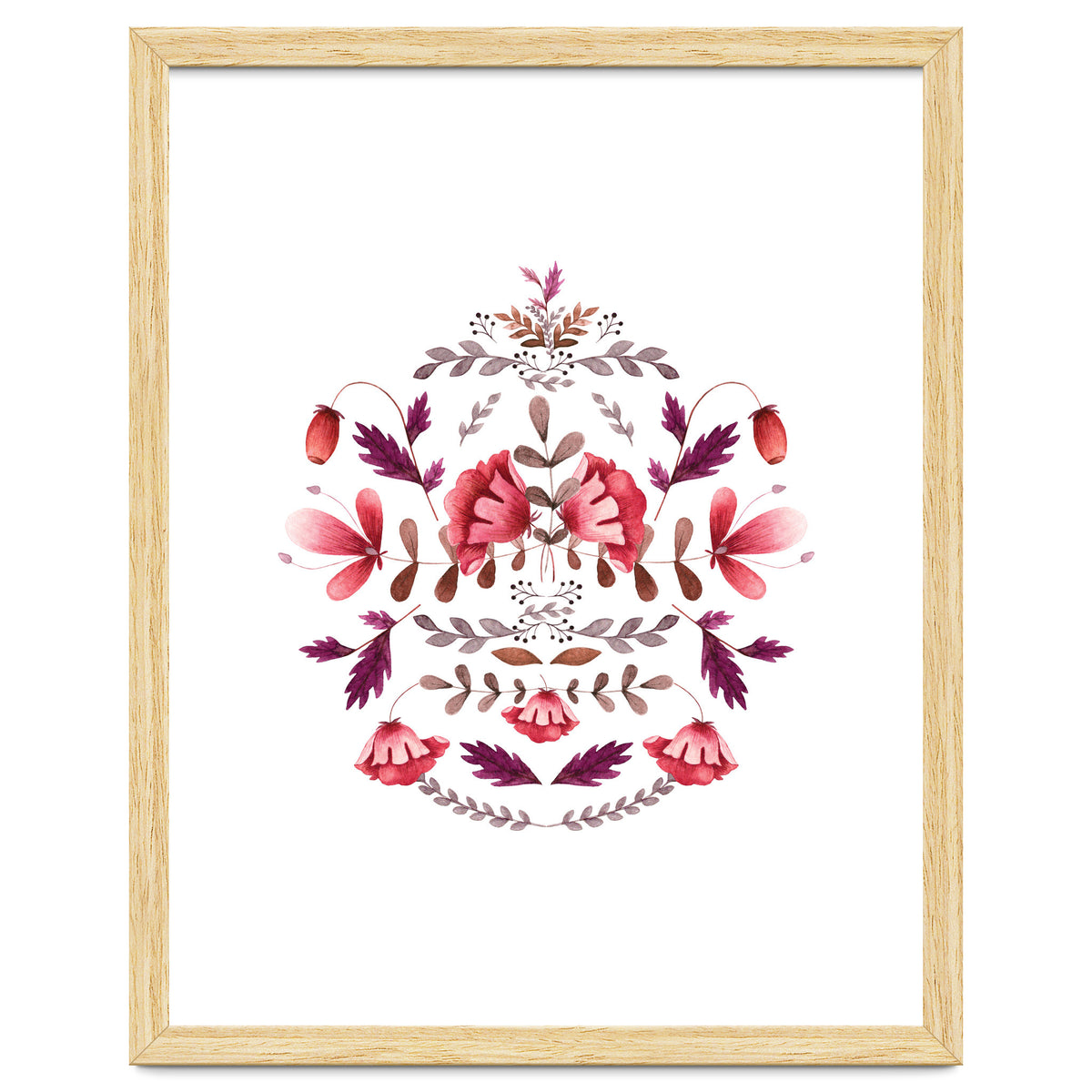 Scandinavian Folk Art Flowers