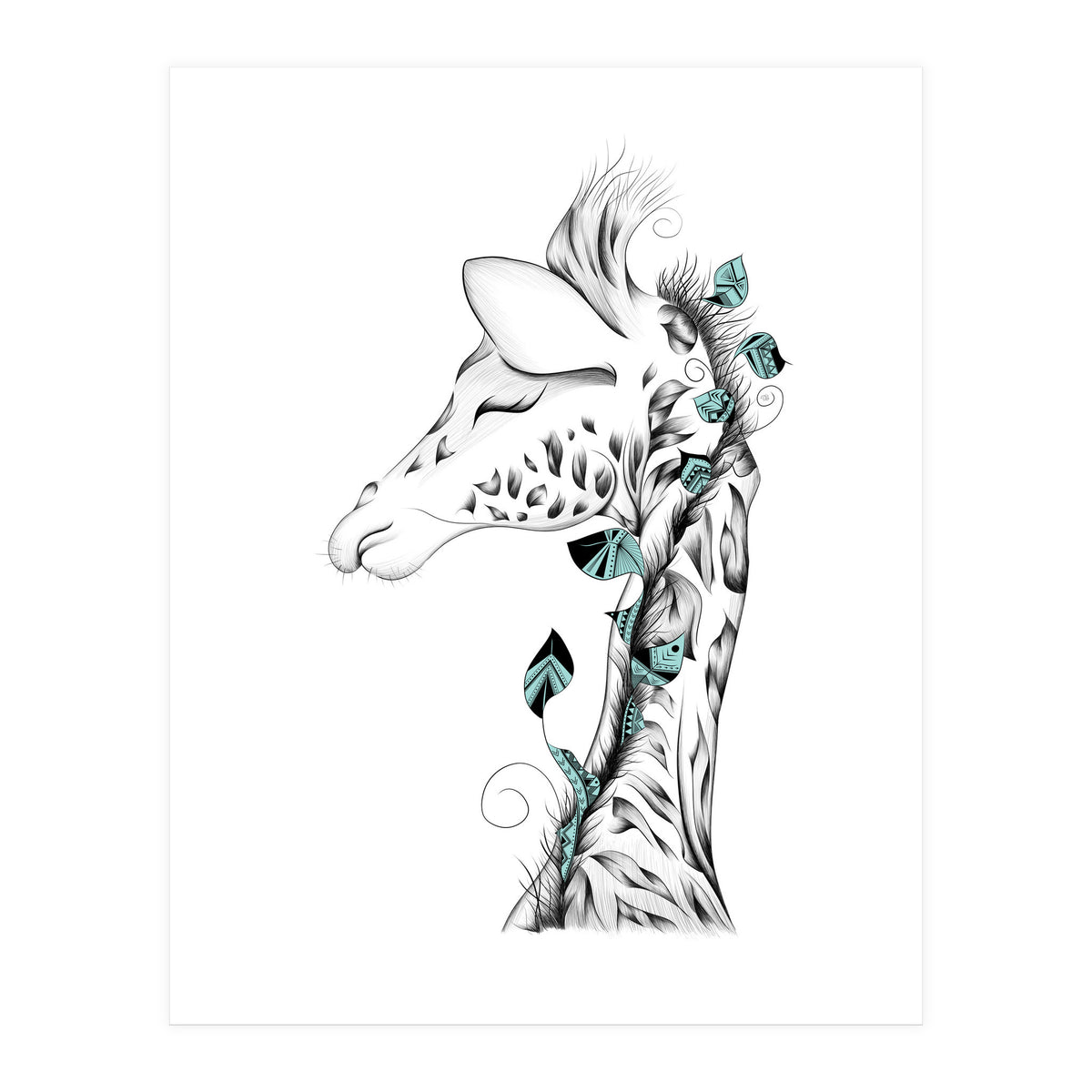 Poetic Giraffe (Print Only)