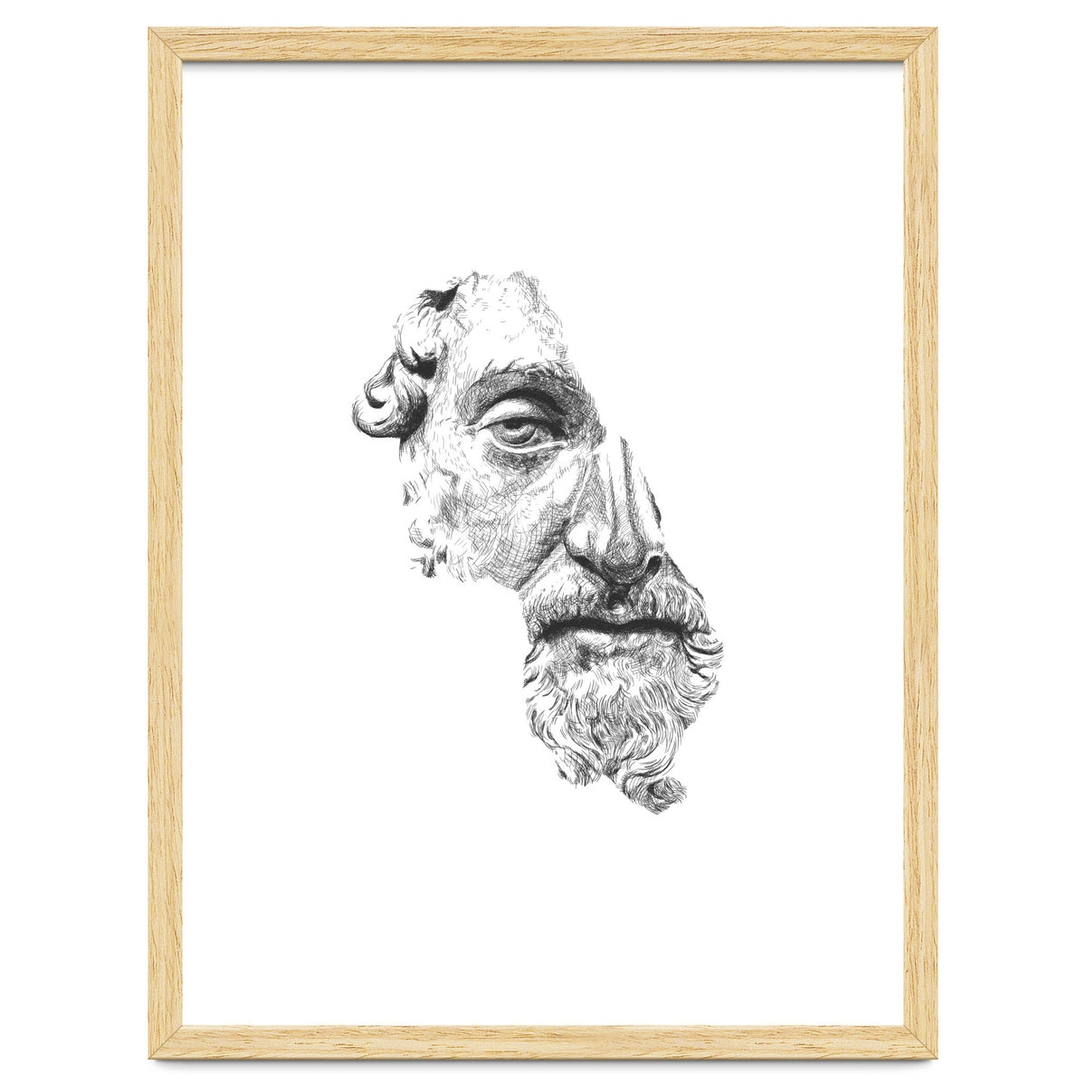 MARCUS AURELIUS ANTONINUS AUGUSTUS / black and white