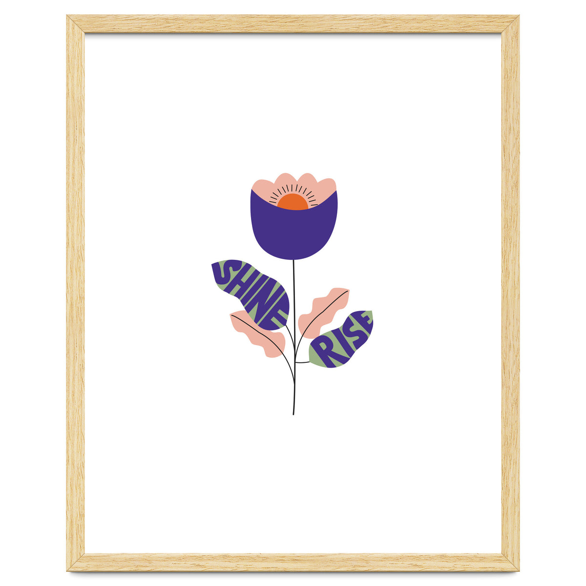 Shine And Rise Like The Sun Flower Rgb