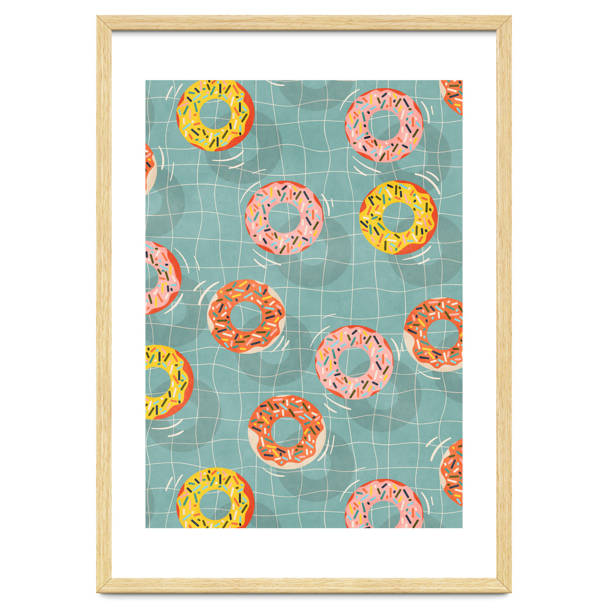 Pool Party Donuts