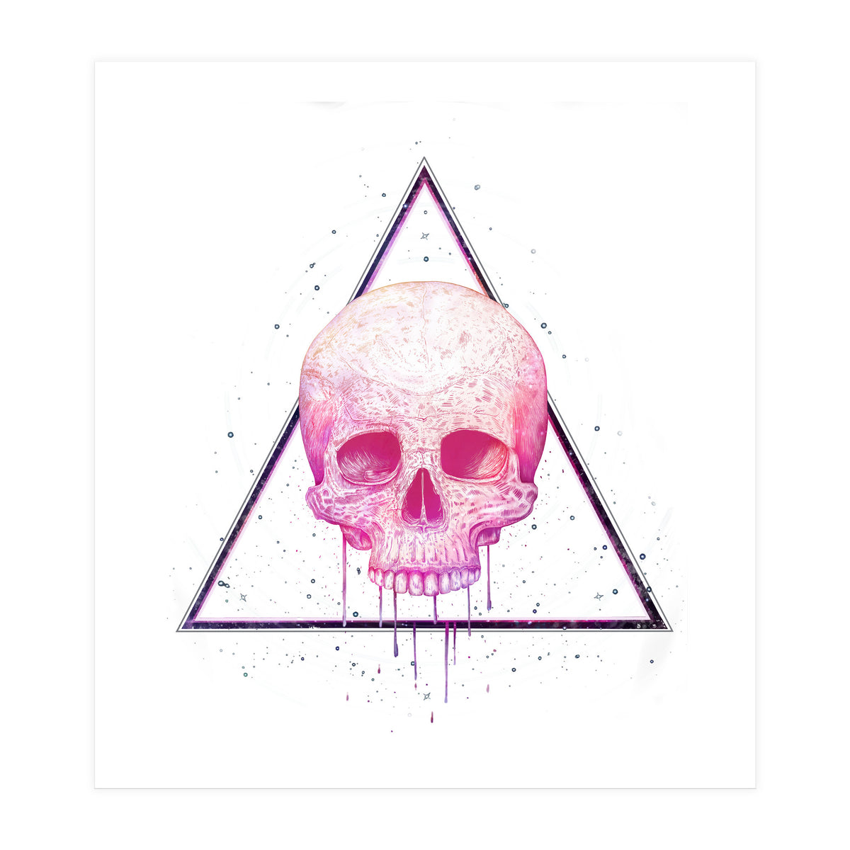 Skull In Triangle (Print Only)