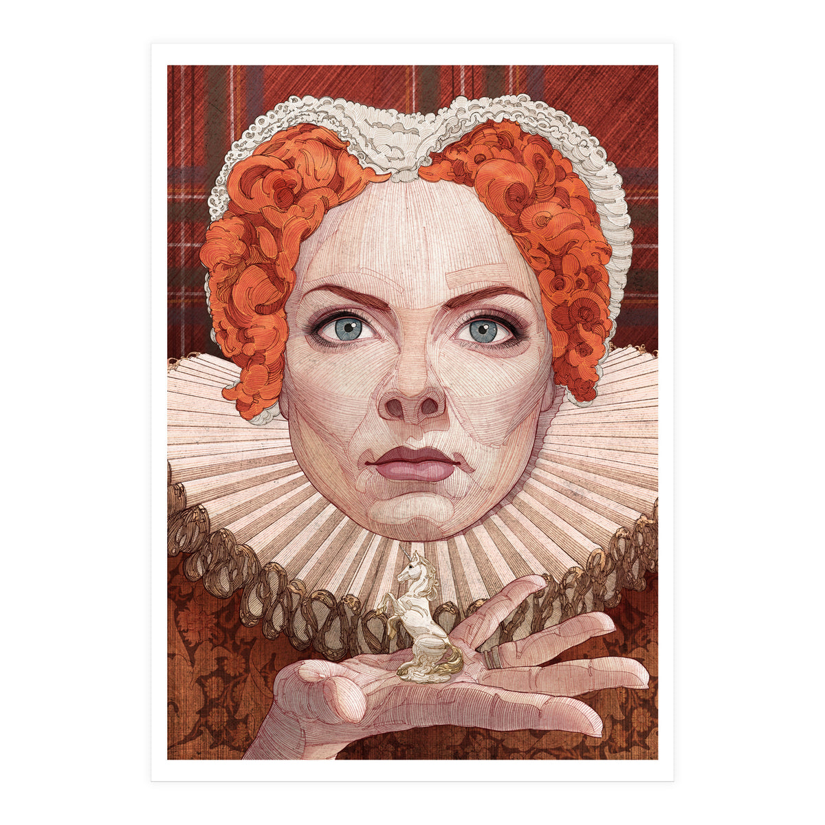 Mary, Queen Of Scots Illustration (Print Only)