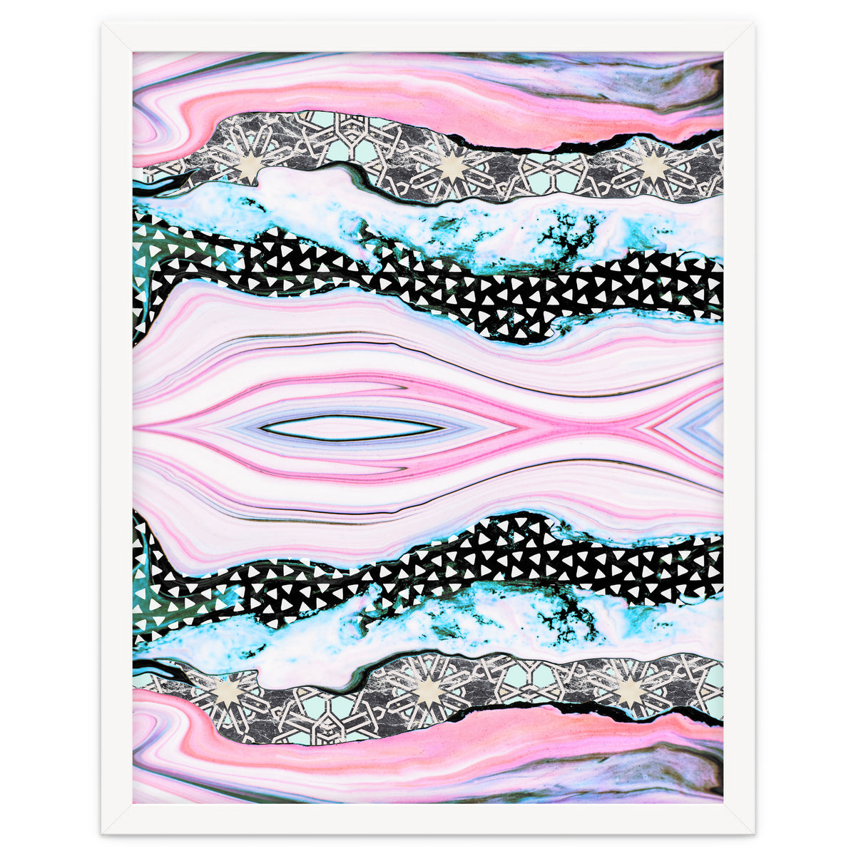 Abstract shapes of marble and patterns