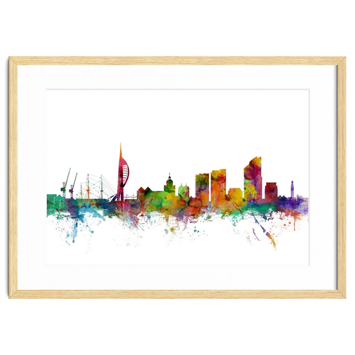 Portsmouth England Skyline